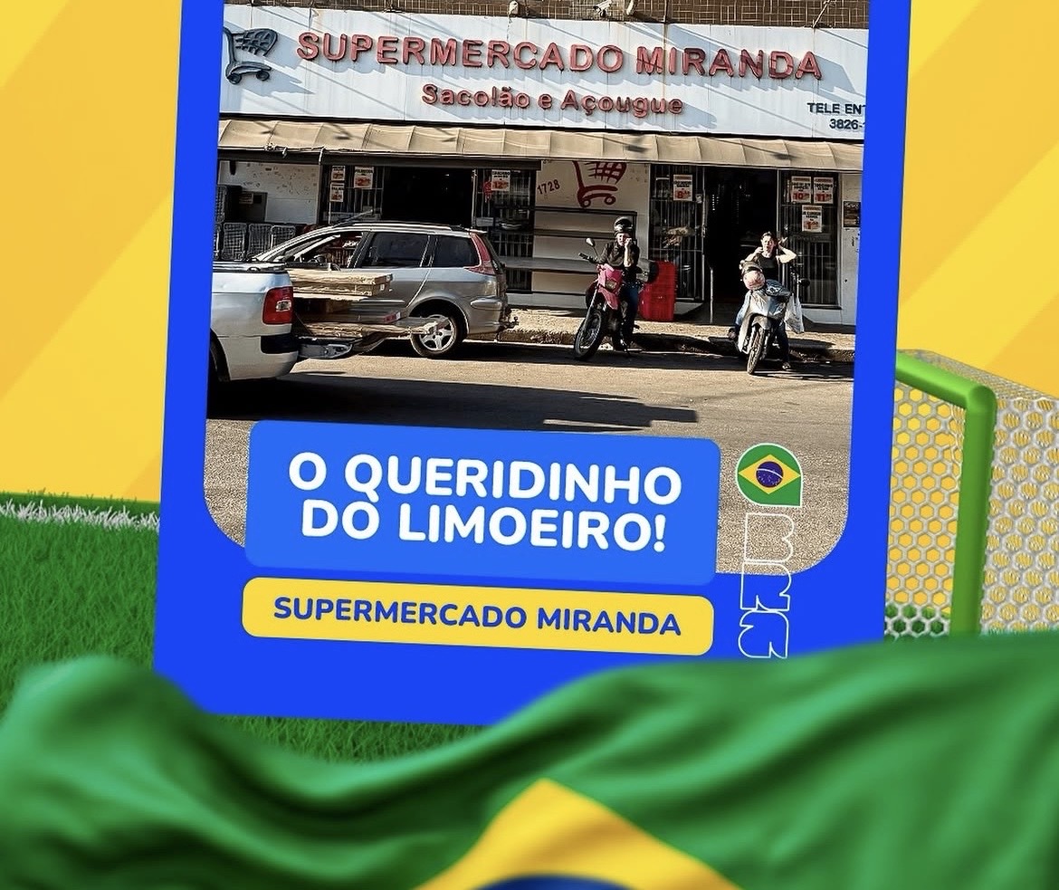 Fachada do Supermercado Miranda